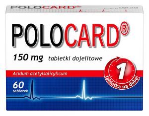 Polocard 150 mg x 60 dojelitowych tabletek powlekanych