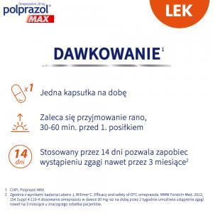 Polprazol MAX 20 mg x 14 kaps dojelitowych (blister)