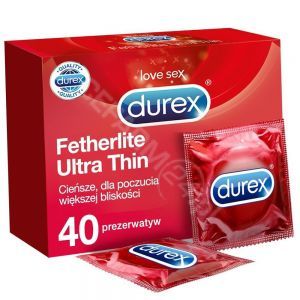Prezerwatywy durex - fetherlite ultra thin x 40 szt