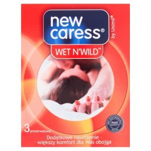 Prezerwatywy New Caress wet&wild x 3 szt