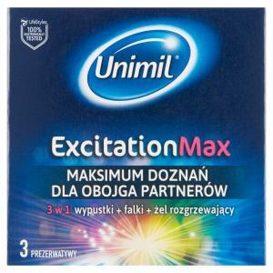 Prezerwatywy Unimil Excitation Max x 3 szt