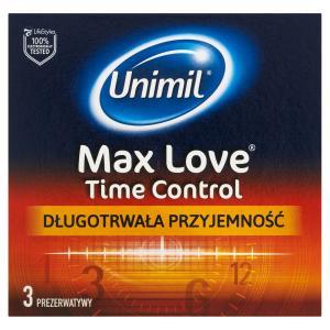 Prezerwatywy Unimil Max Love Time Control x 3 szt