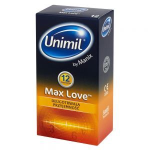 Prezerwatywy Unimil Max Love x 12 szt