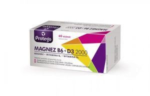 Protego Magnez B6 + D3 2000 x 60 tabl