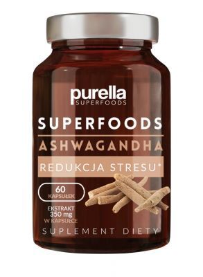 Purella Superfoods Ashwagandha Redukcja stresu x 60 kaps
