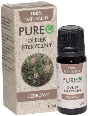 Pureo 100% naturalny olejek eteryczny Cedrowy 10 ml