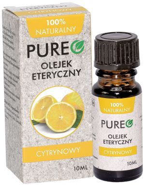 Pureo 100% naturalny olejek eteryczny  Cytrynowy 10 ml