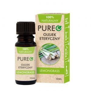 Pureo 100% naturalny olejek eteryczny Lemongrasowy 10 ml
