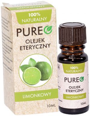 Pureo 100% naturalny olejek eteryczny Limonkowy 10 ml