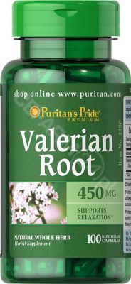 Puritan's Pride Waleriana 450 mg x 100 kaps