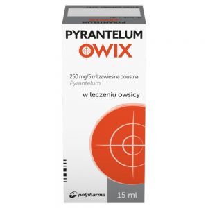 Pyrantelum Owix (Pyrantelum Medana) 250 mg/5 ml zawiesina 15 ml