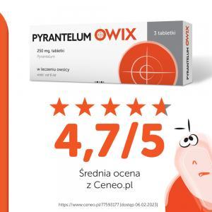 Pyrantelum Owix (Pyrantelum Polpharma) 250 mg x 3 tabl