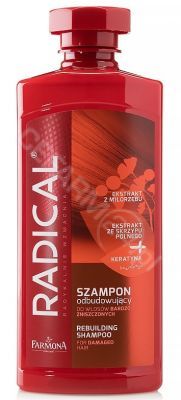 Radical szampon odbudowujący do włosów bardzo zniszczonych 400 ml