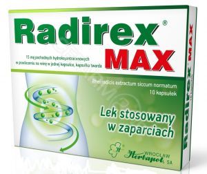 Radirex MAX 15 mg x 10 kaps