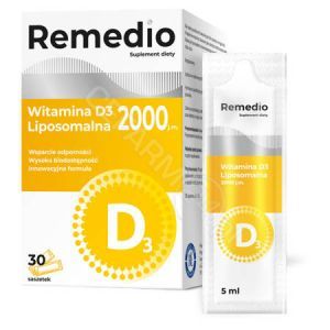 Remedio Witamina D3 Liposomalna 2000 IU x 30 saszetek po 5 ml