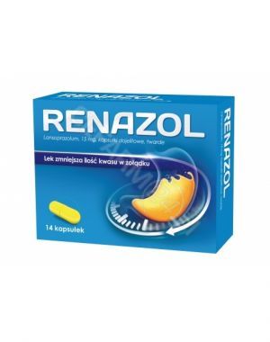 Renazol 15 mg x 14 kaps dojelitowych