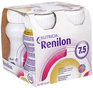 Renilon 7.5 o smaku morelowym 4 x 125 ml