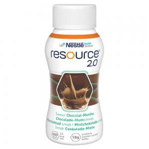 Resource 2.0 czekolada - mięta w dwupaku (2x) 4 x 200 ml