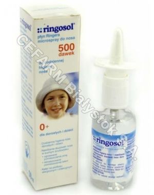 Ringosol fizjolozgiczny roztwór soli w spray'u do nosa 50 ml
