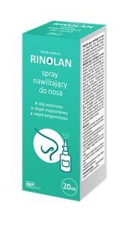 Rinolan spray nawilżający do nosa 20 ml