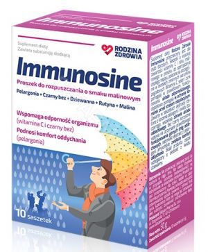 Rodzina Zdrowia Immunosine x 10 sasz o smaku malinowym