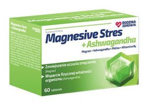 Rodzina Zdrowia Magnesive Stres + Ashwagandha x 60 kaps