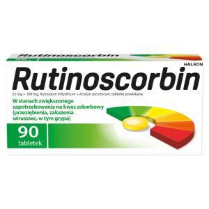 Rutinoscorbin Lek witamina C 100mg+25mg x 90 tabl