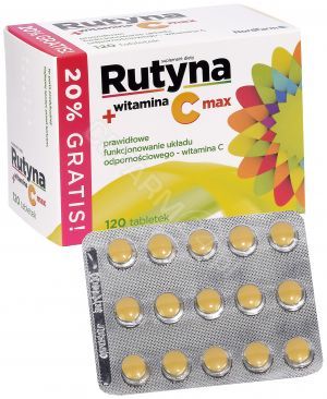 Rutyna + witamina C max x 120 tabl