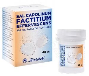 Sal carolinum factitium x 40 tabl musujących