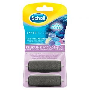 Scholl Velvet Smooth Wet&Dry głowice wygładzające z minerałami morskimi x 2 szt