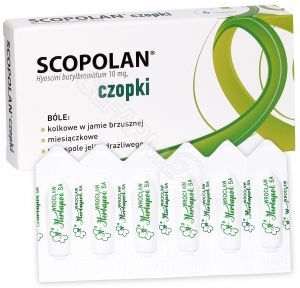 Scopolan 10 mg x  6 czopków