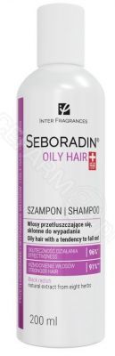 Seboradin Oily Hair włosy przetłuszczające się i skłonne do wypadania szampon 200 ml