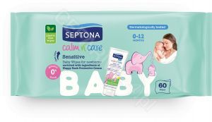 Septona baby chusteczki nawilżane dla dzieci Sensitive x 60 szt