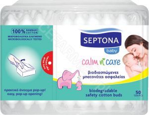 Septona baby papierowe patyczki higieniczne dla dzieci x 50 szt