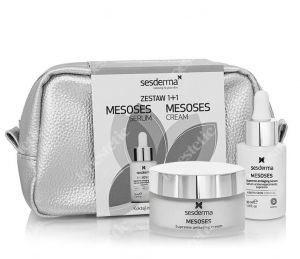 Sesderma  promocyjny zestaw Mesoses Supreme Antiaging   serum 30 ml + krem 50 ml + kosmetyczka