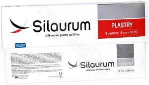 Silaurum silikonowe plastry na blizny x 5 szt (5cm x 30cm)