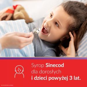 Sinecod syrop na kaszel dla dzieci +3 lata i dorosłych 1,5 mg/ml 100 ml