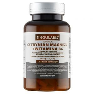 Singularis Cytrynian Magnezu + Witamina B6 x 120 tabl