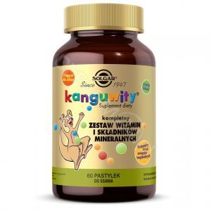 Solgar Kanguwity x 60 pastylek do ssania (naturalny smak owoców tropikalnych)