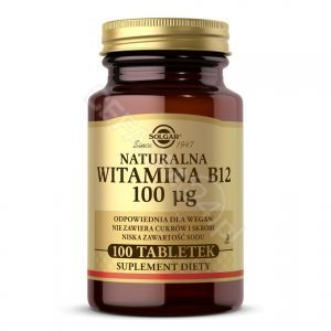 Solgar Witamina B12 naturalna 100μg x 100 tabl