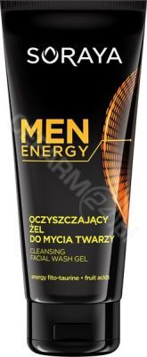 Soraya Men Energy oczyszczający żel do mycia twarzy 150 ml