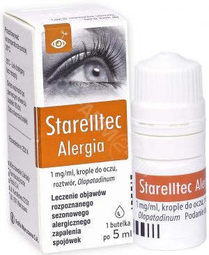 Starelltec Alergia 1 mg/ml krople do oczu 5 ml