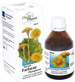 Succus Farfarae (sok ze świeżych liści podbiału) 100 ml