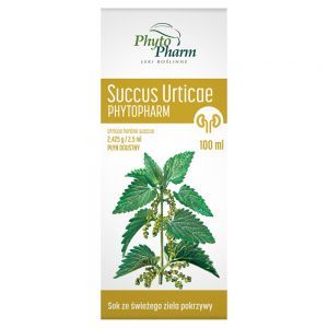 Succus Urticae  (sok ze świeżego ziela pokrzywy) 100 ml