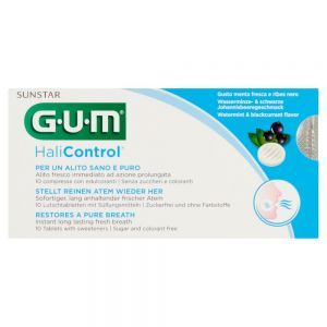 Sunstar Gum HaliControl tabletki przeciw nieświeżemu oddechowi x 10 tabl do ssania