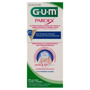 Sunstar Gum Paroex 0,12% Intensywne działanie płyn do płukania jamy ustnej 300 ml