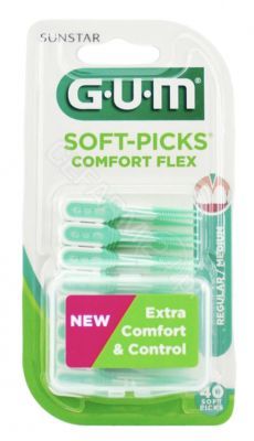Sunstar Gum Soft-Picks Comfort Flex Regular szczoteczki międzyzębowe x 40 szt
