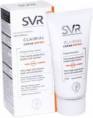 SVR Clairial SPF 50+ krem ochronny przeciw przebarwieniom 50 ml