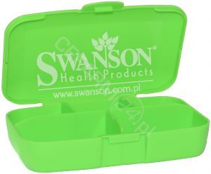Swanson Pill Box - kasetka do dawkowania leków 5-komorowa