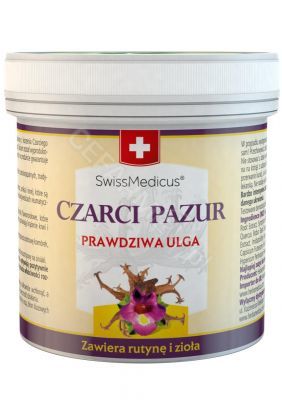 SwissMedicus Czarci pazur balsam ziołowy z rutyną i ziołami 250 ml